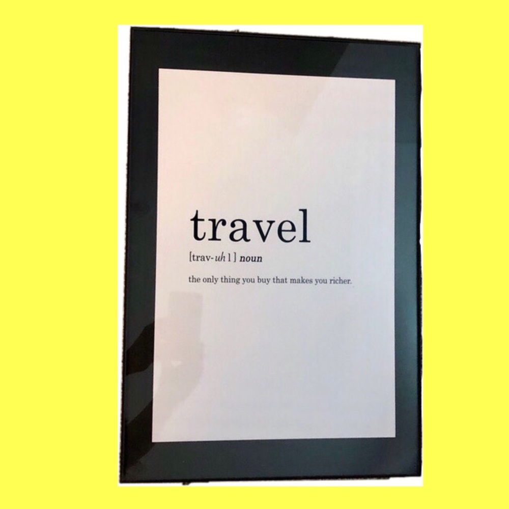 Travel poster. Home decor